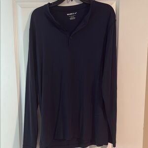 William Rast Black Long Sleeve Tee